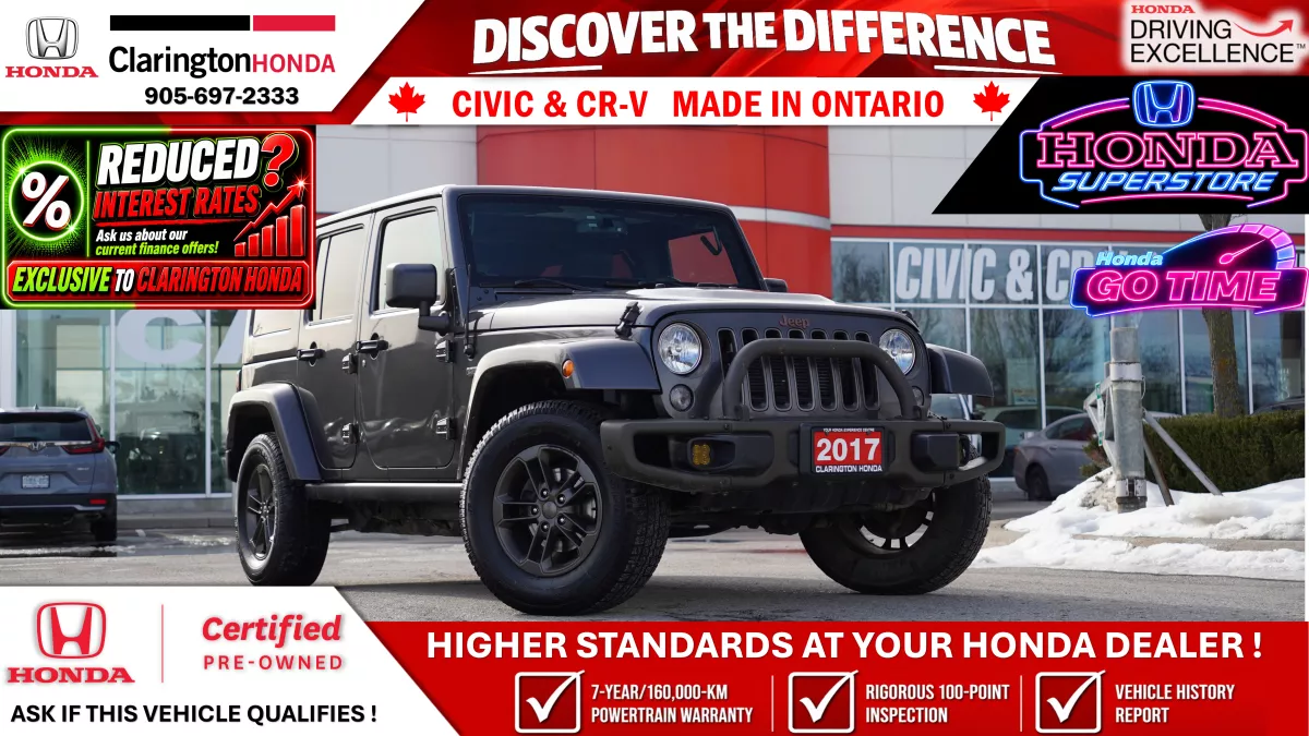 2017 Jeep Wrangler Unlimited 75th Anniversary 4WD