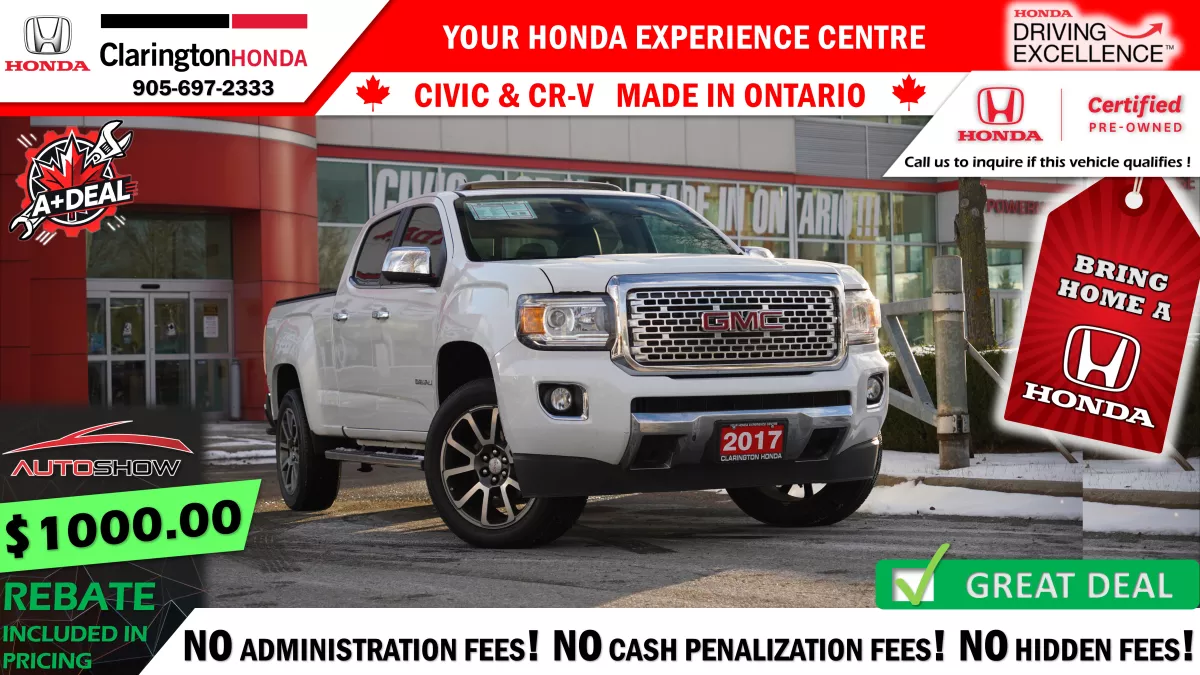 2017 GMC Canyon Denali Crew Cab 4WD