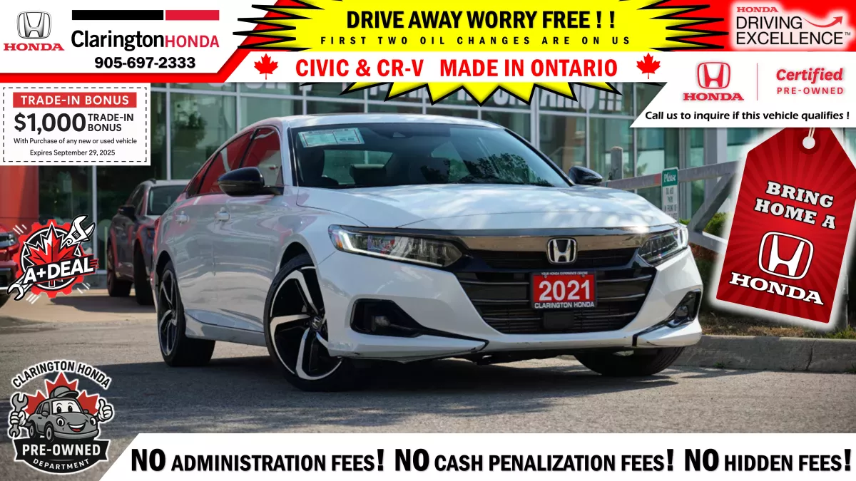 2021 Honda Accord Sedan Image
