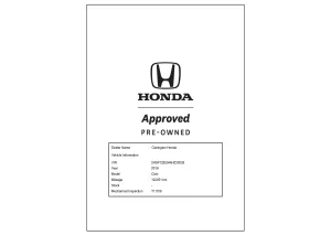 2019 Honda Civic Sedan