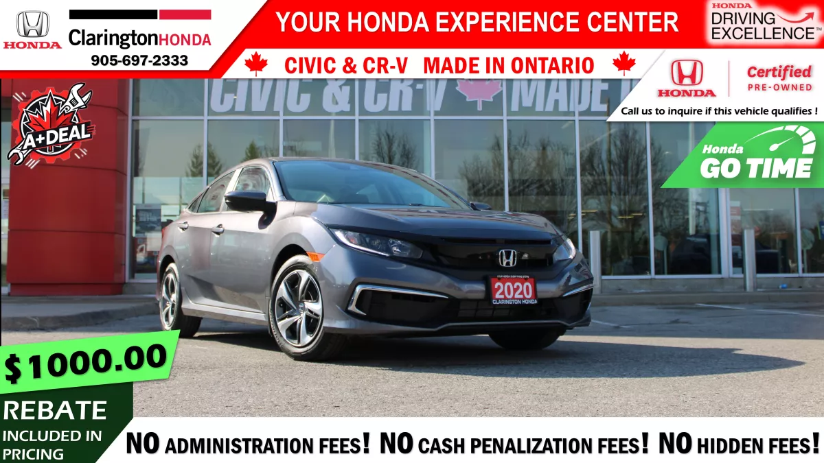 2020 Honda Civic LX Sedan FWD