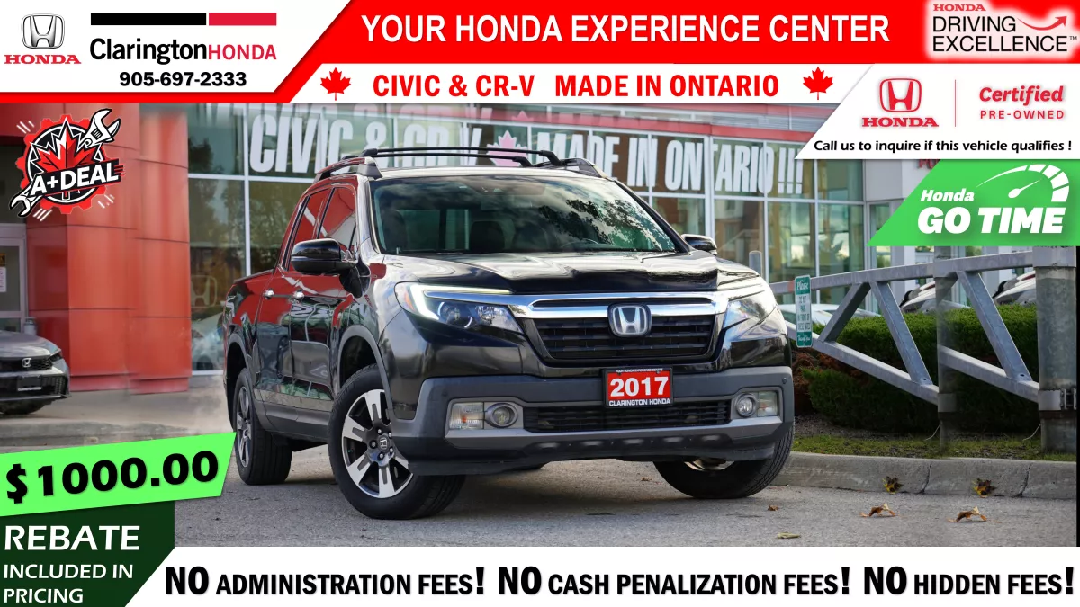 Honda Ridgeline Touring AWD 2017